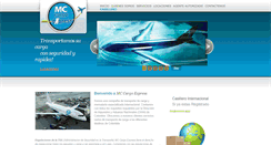 Desktop Screenshot of mccargoexpress.com